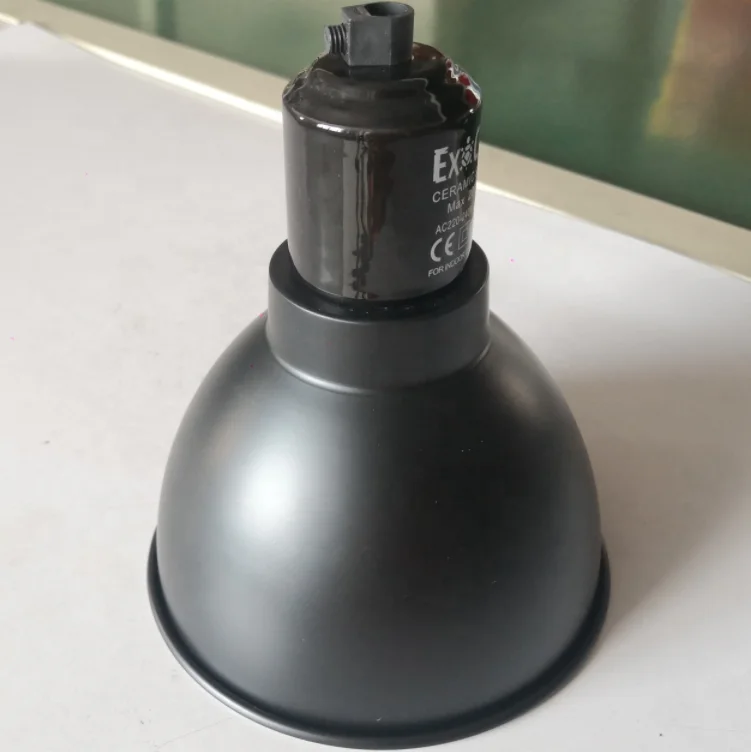
5.5-inch Reptile Clamp Lamp Lampshades Aluminum Reflector Heating Lamp Fixtures for Crawling 