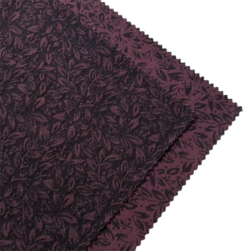 Sunplustex 2022 new manufacture dyeing solid stretch woven fabric viscose nylon spandex jacquard bengaline for leggings pants