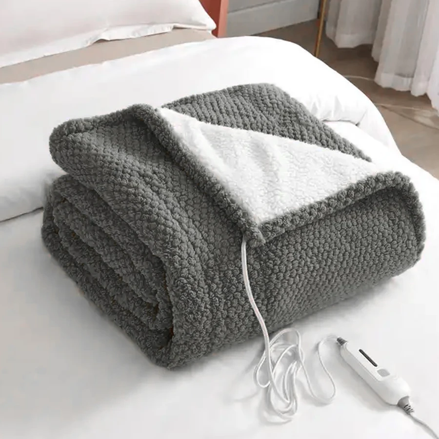 walmart heated throw blanket double sided sherpa sofa heat for pvc
