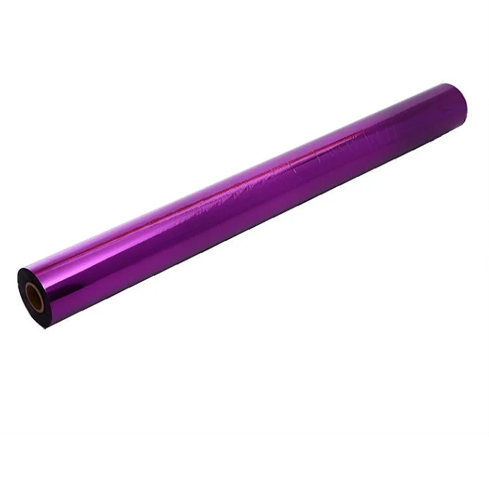 Wenzhou Packaging Material Factory Wholesale High quality Silk-screen Flexo Cold Hot Stamping Foil with Purple color