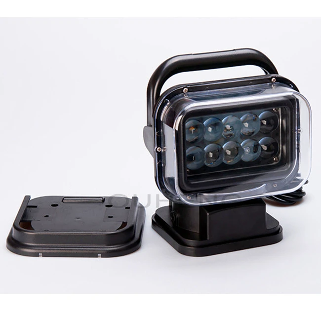 4x4 accessories 7inch 50W LED search lights Wireless Remote spot light  off road driving light Boats Cars Marine Ship Hunting