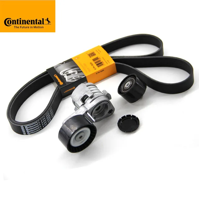 Continental Belt Set 8PK2020K1 11288620022 11287628655 11288620023 For BMW F10 F18 Belt Tensioner