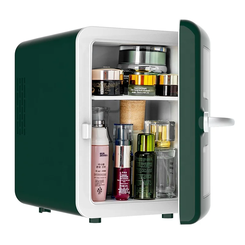 4 L/6 Liter Portable Mini Fridge Cooler and Warmer for Skincare, Eco Friendly Beauty Fridge For Foods, Cosmetics, Breast Milk