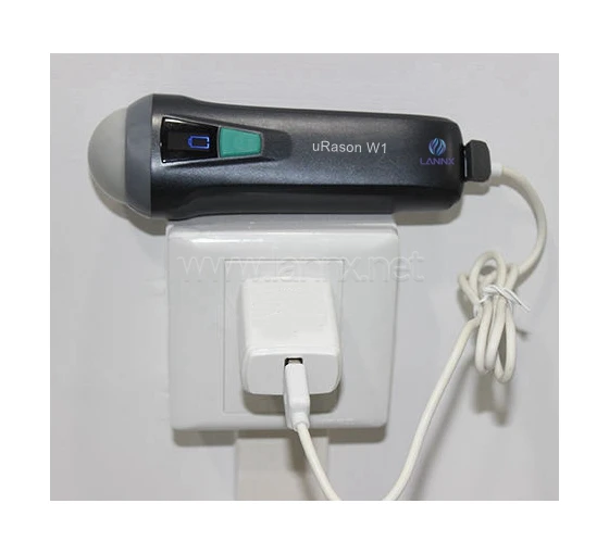 LANNX uRason W1 Custom logo Mini Wifi handheld Ultrasound Probe Portable Smartphone All In One Color Ultrasound Probe Scanner