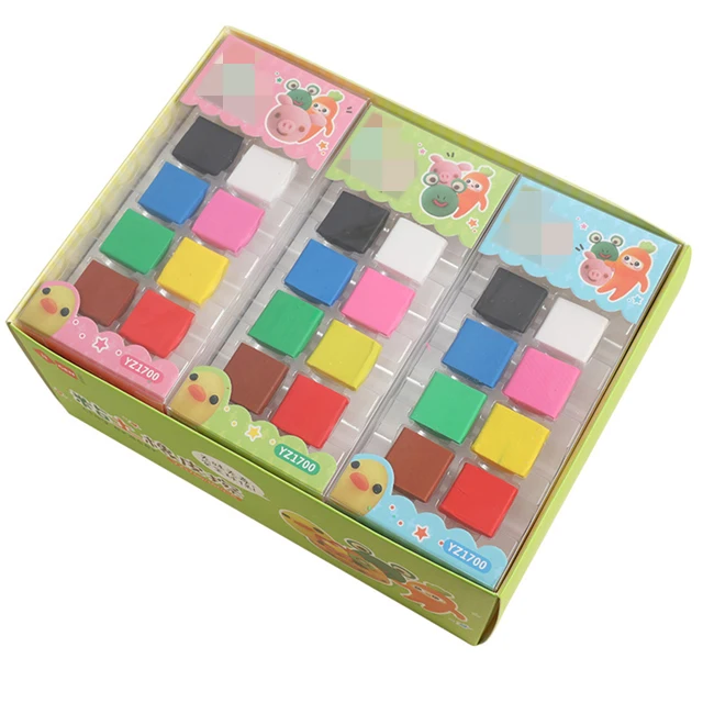 Умелый производитель, красочные школьные и офисные канцелярские принадлежности, мини-карандаш, глиняный ластик