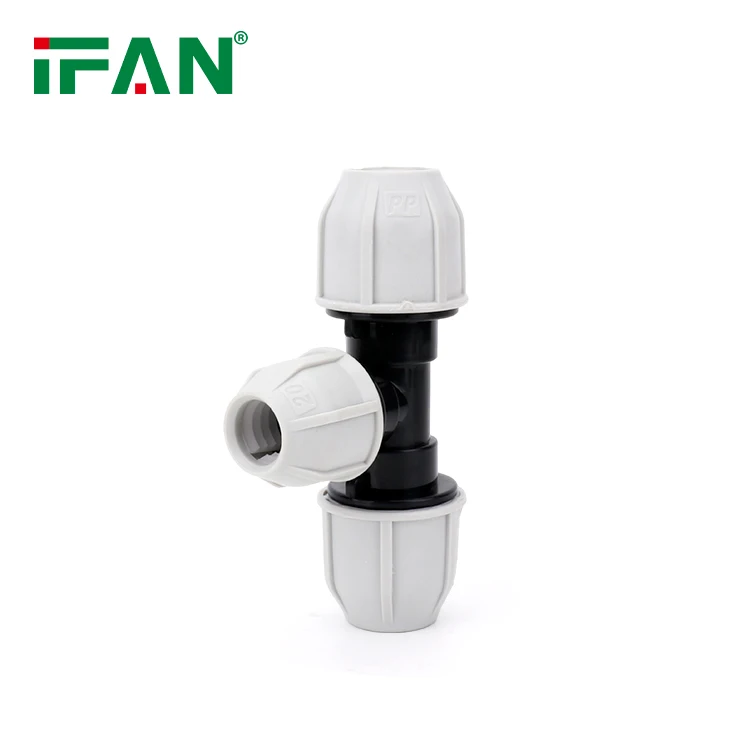 IFAN High Pressure HDPE Fitting ASTM D3035 Irrigation Fittings 110mm PP Compression Fittings