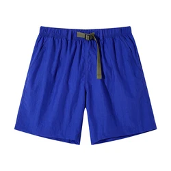 Adjustable Mens Cargo Blank Nylon Short Men Blue Custom Shorts Pants With Pockets