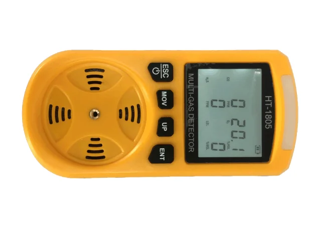 High quality HTI ht-1805 multi-function  H2S  vibration- proof enclosure  four in one gas detector