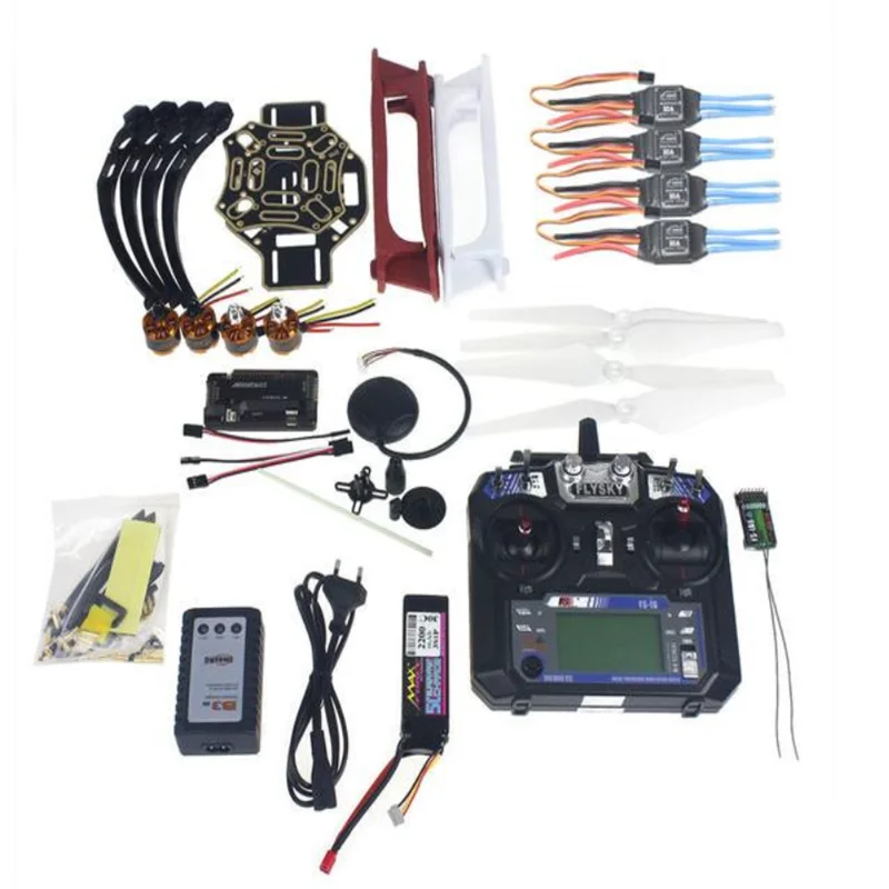F450-V2 four-axis remote control DIY drone aircraft parts set GPS flight control system toy competition teaching