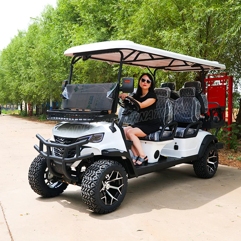 New Product Lithium Golf Carts Battery Luxury Icon Golf Carts Electric 6 Seater For Tours