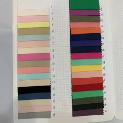 hot sale no moq Woven 100% Viscose Solid Dyed 30s*30s Rayon Fabric for Dress Women