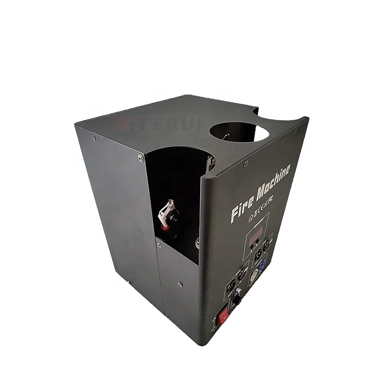  DMX512 управление Новый три головы высокого класса пожарная машина 180 Вт тройной путь Пламени Проектор для выступлений и