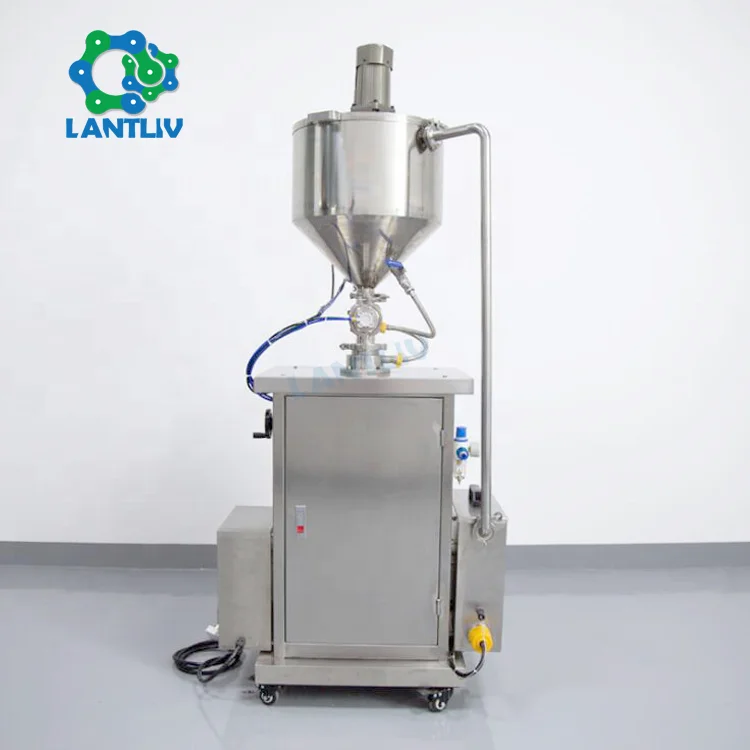 Semi Automatic Thick Cream Gel Wax Keep Heat Hot Filler 50ml Pneumatic Constant Temperature Ointment Filling Machine for Sale