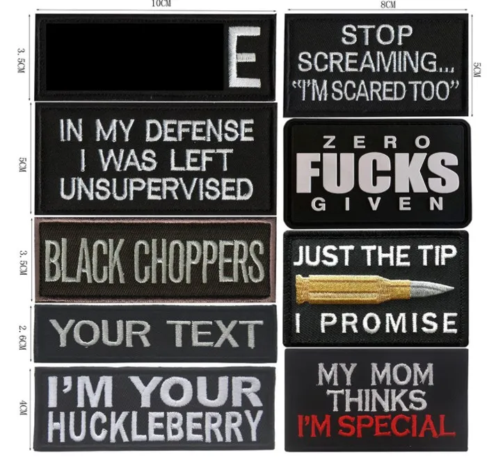 Low MOQ Custom Embroidery Patch Soft Hoody 3D Rubber PVC Patch For Backpack