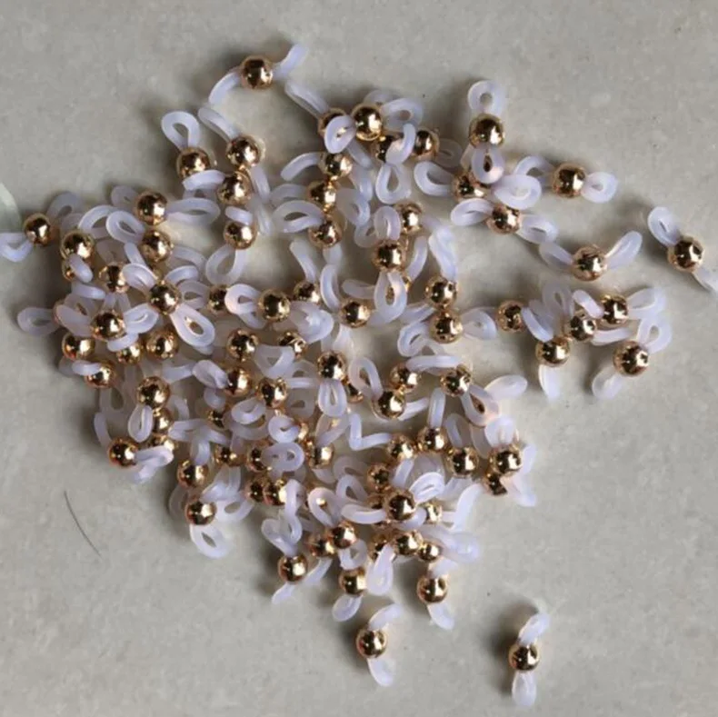 Резиновая петля для очков шнур солнцезащитных аксессуары силиконовая Петля бусина из сплава самостоятельного изготовления новинка