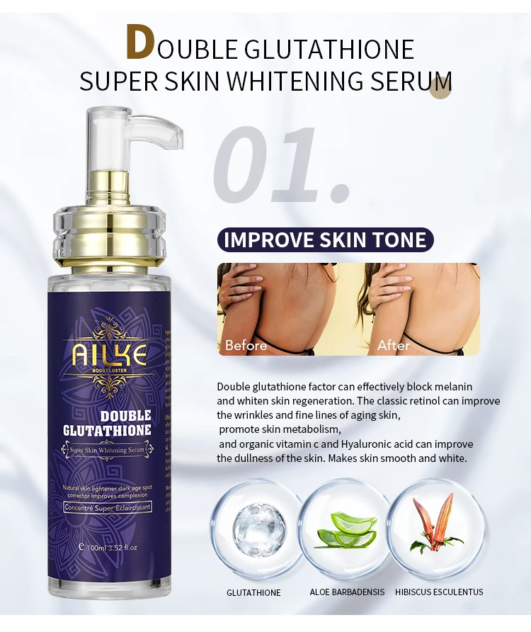 Ailke Private Label Anti Acne Fix Relieve Whitening Tea Tree Serum 100ML
