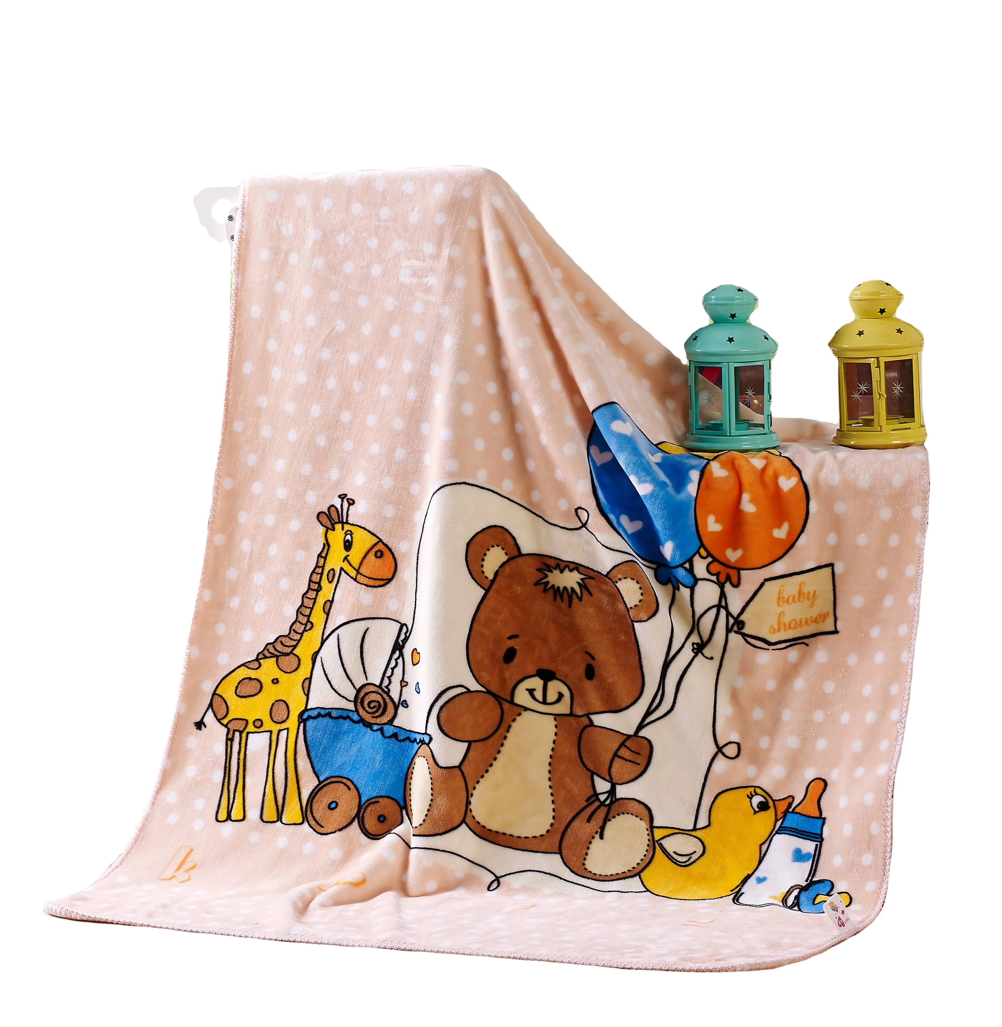 Роскошное Одеяло для малышей с именем на заказ