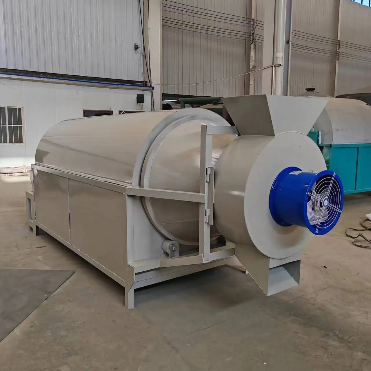 Factory direct sales rotary drum Grain dryer dryer, efficient continuous rotary drum dryer