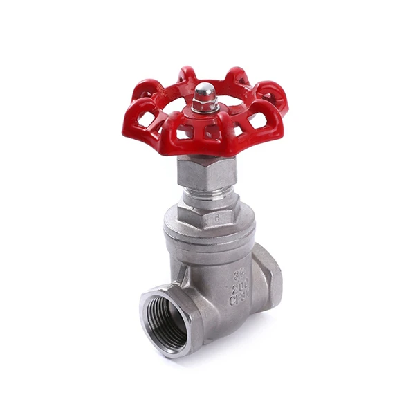 China Factory DN15 1/2' Handle Wheel Stainless Steel Gate Valve
