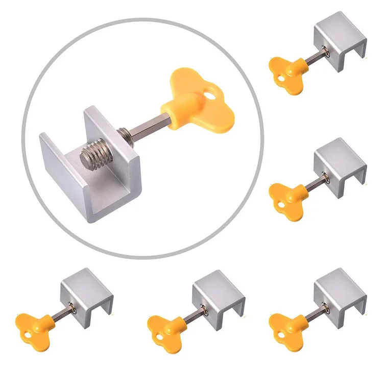 Handle Limiter Keys Accessories Stopper Adjustable Latch Replacement Theft Protection Children Security Windows Home Door Locks