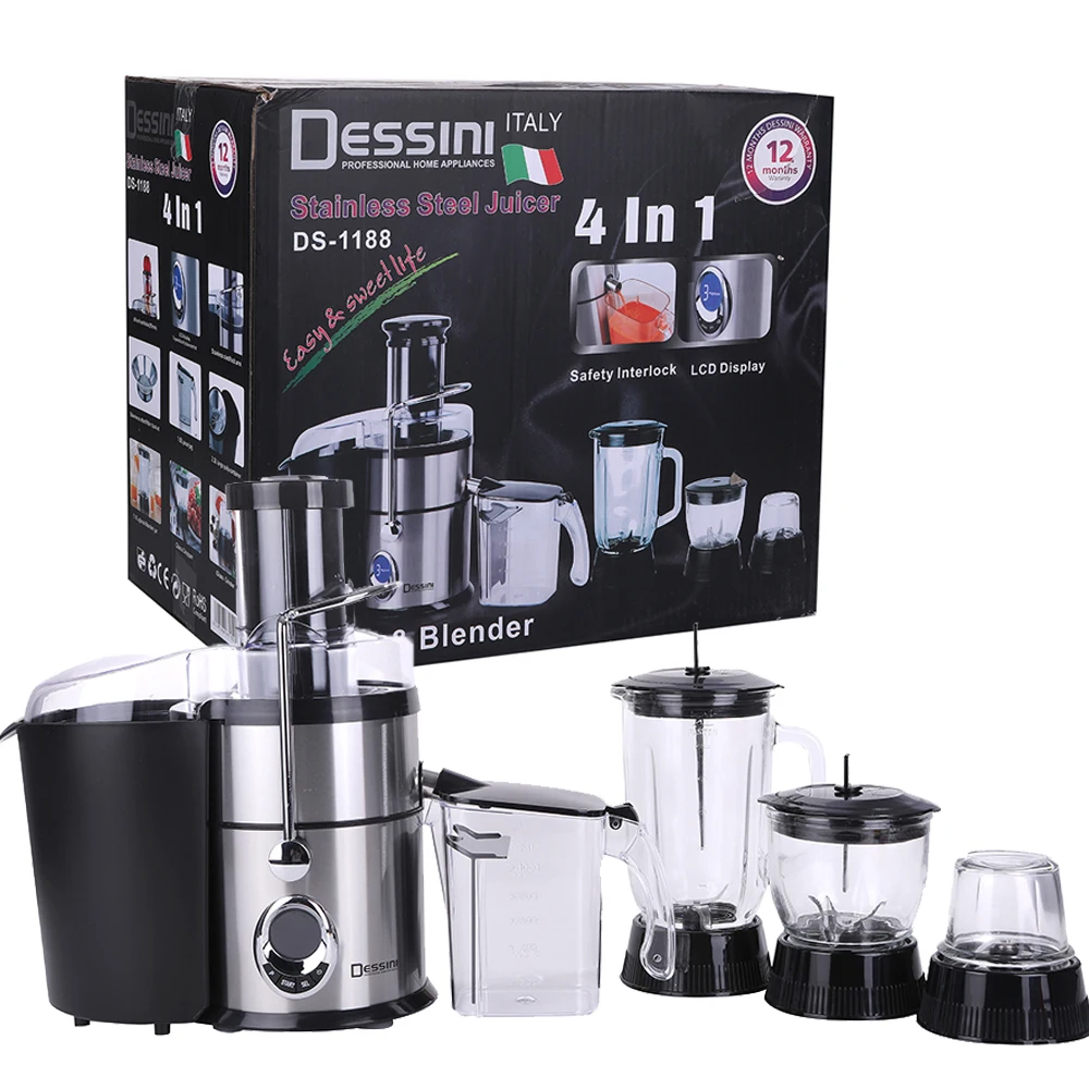DESSINI Slow Condition Electric Fruit Juicer Cold Press Juicer Extractor Machine