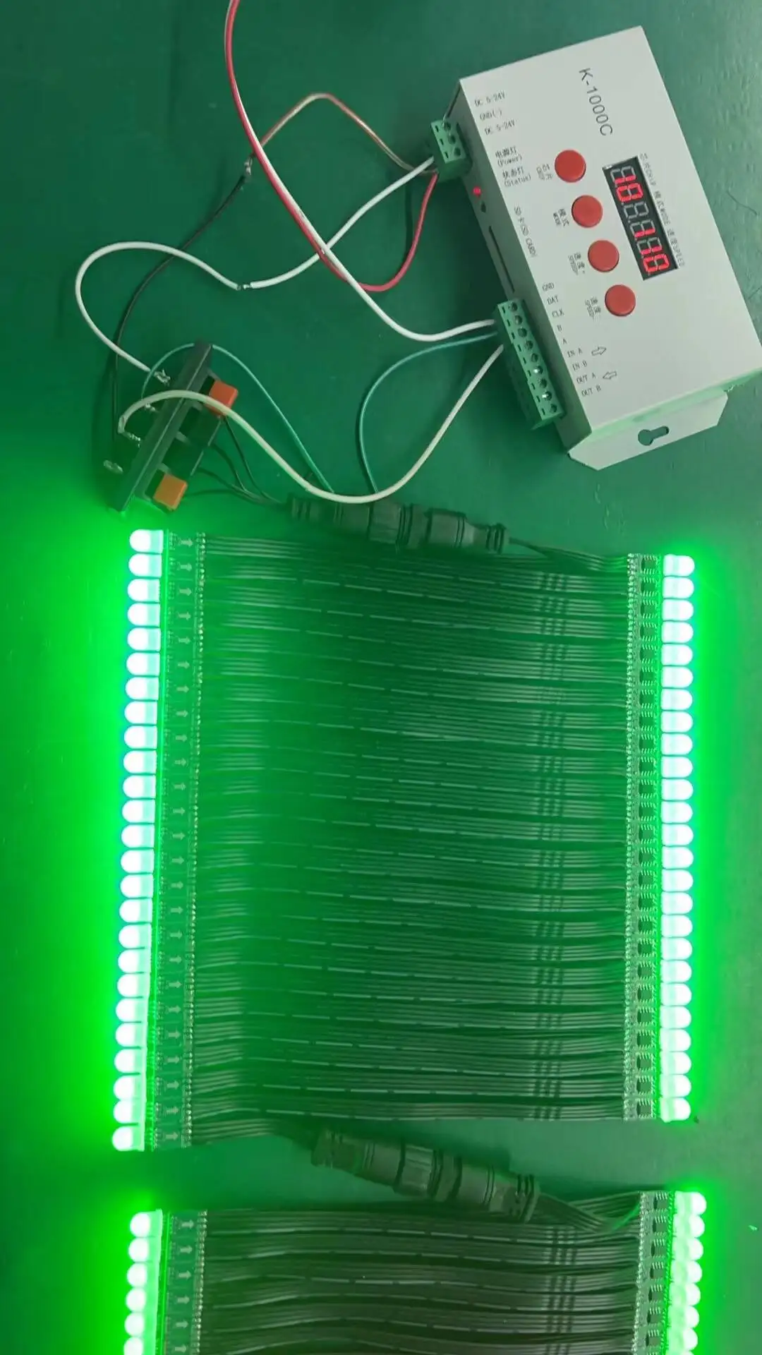 LED WS2811/UCS1903 Automatic address RGB Lights outdoor building decorative lighting DMX 3D Pixel module String lights