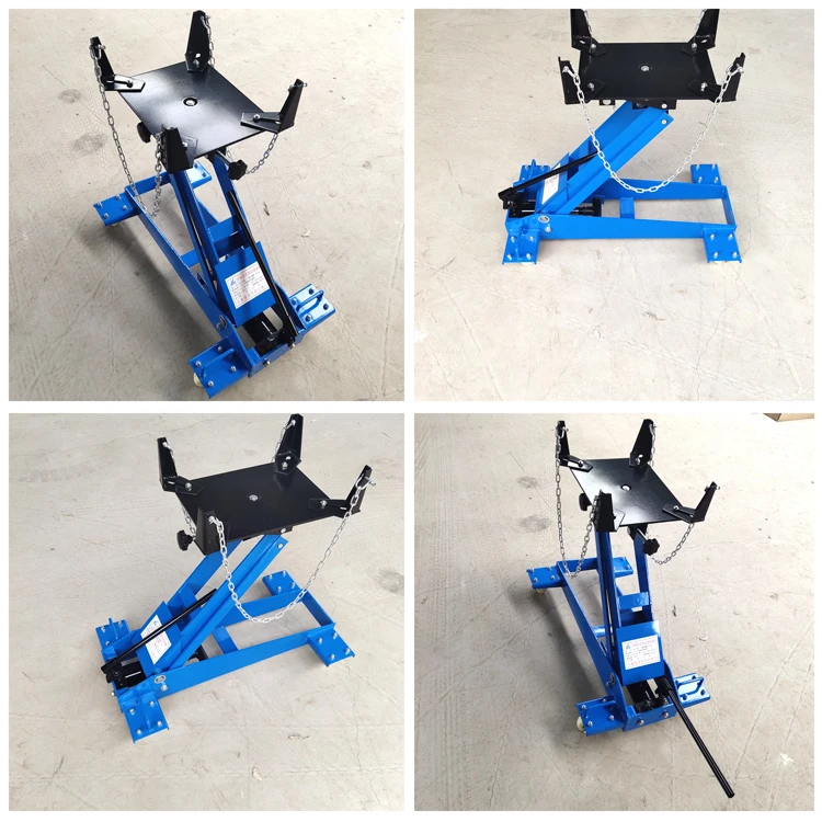 Hydraulic Transmission Jack / 1.5 Ton Red Manual Screw High Lift Car Transmission Bottle Vertical Hydraulic Jack