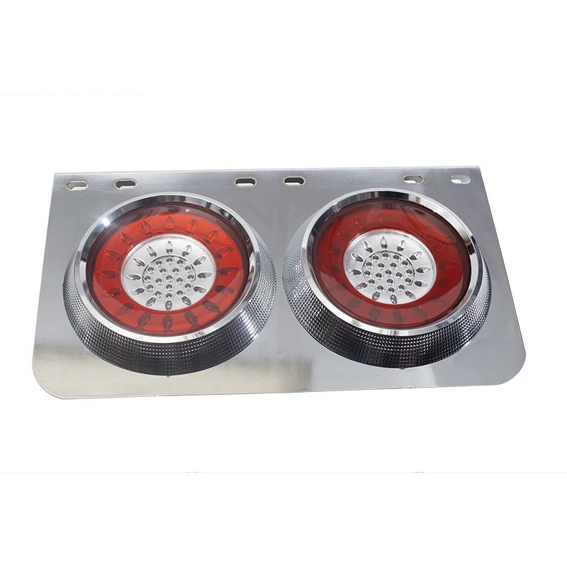 2022 New Japan Series Auto Parts High Brightness Led Tail Light Large Round Red And White Rear Tail Lamp