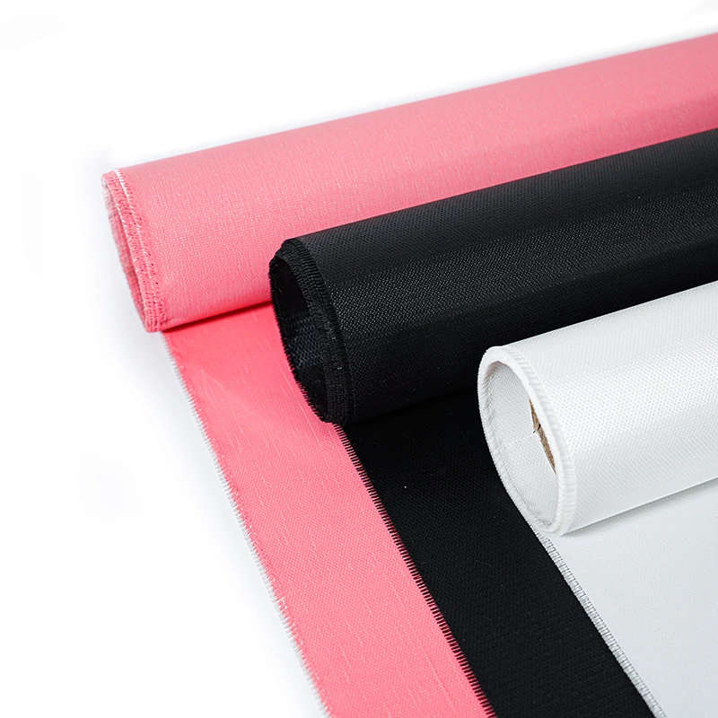 Forest Fire Resistant Fiberglass Fabric Fireproof Curtain Emergency Smoke Proof Silicon Cloth In Roll