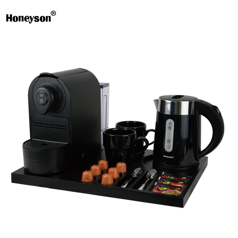 Лидер продаж автоматическая машина для приготовления кофе чая эспрессо отеля легкая Капсульная кофемашина на