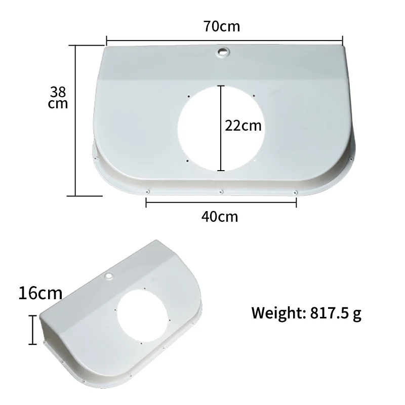 Refrigerator Evaporator Guard Plastic Accessories Freezer Internal Evaporator Shell for Air-Cooled Frigobar Radiator Part