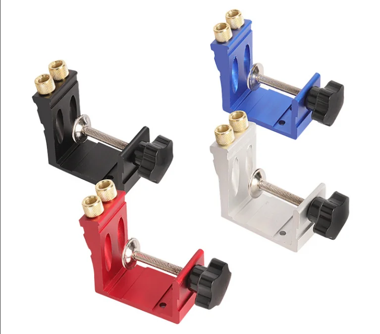 46pcs Woodworking Locator Woodworking Oblique Hole Router Woodworking Tool Set Drill Locator