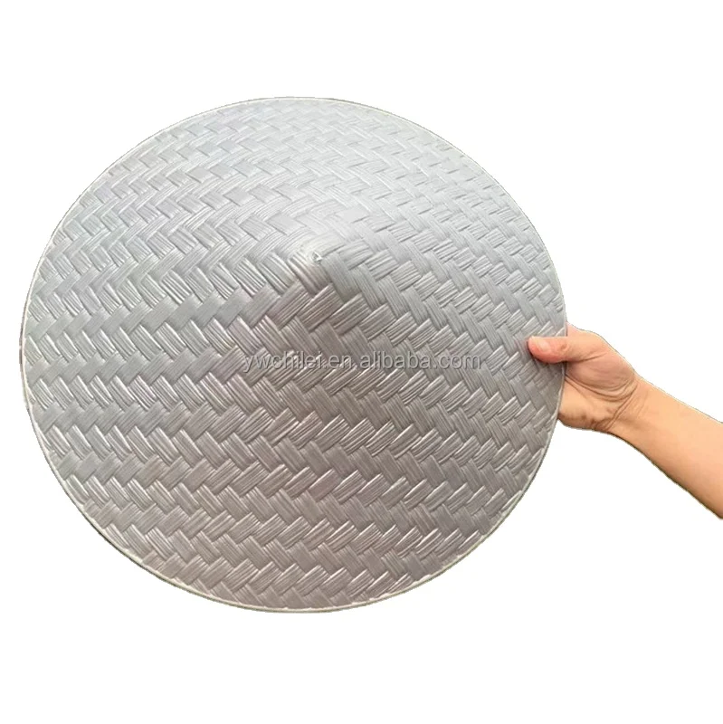 Китайская Восточная вьетнамская пластиковая черная Бамбуковая Шляпа