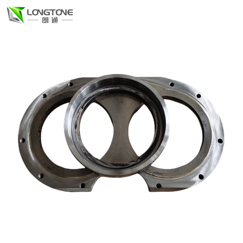 concrete spare pump parts cifa/sermac carbide spectacle wear plate and cutting ring