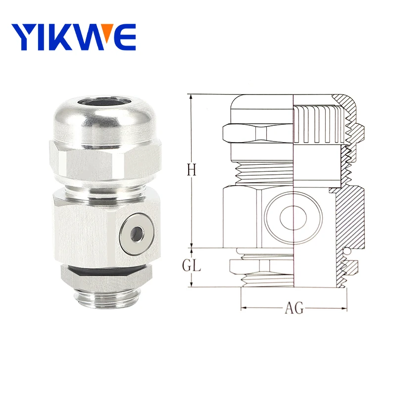 Air Permeable Type Cable Gland Air Vent Customized Waterproof Air Vent Cable Gland