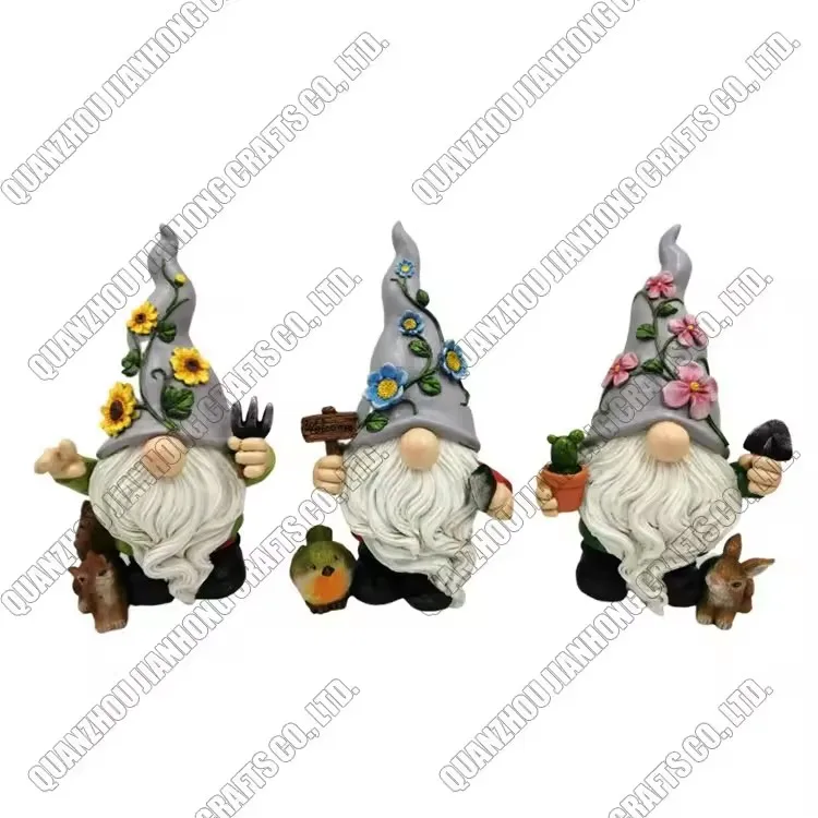 Christmas Gift Garden Gnome For Lawn Ornaments Gnomes Resin Figurine Garden Decor Statue Dwarfs