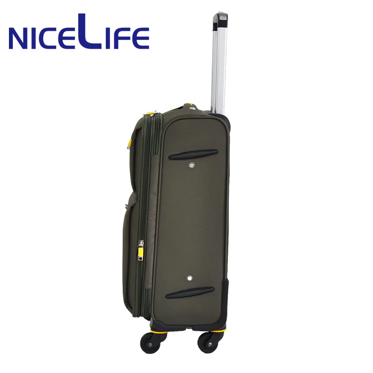 Polyester Nylon travel trolley bag EVA LUGGAGE carry on luggage
