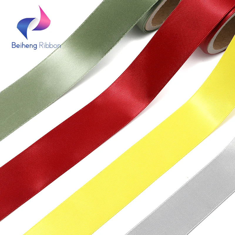 Custom Cheap buy blue and black double sided burnt orange satin ribbon in bulk