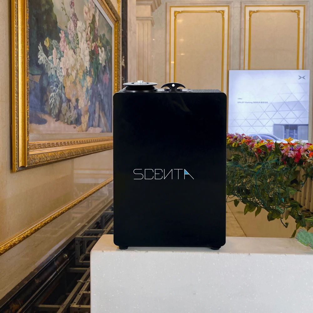 SCENTA Commercial Hotel Essential Oil Perfume Diffuser Aroma Ce Hvac Electric Fan Remote Control Smart Diffuser