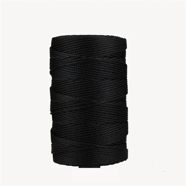 Nylon black twine with tar 210d