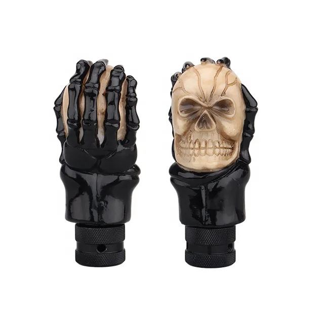JDMotorsport88 Car Universal Manual Wicked Skull Head Gear Stick  Shift Shifter Knob