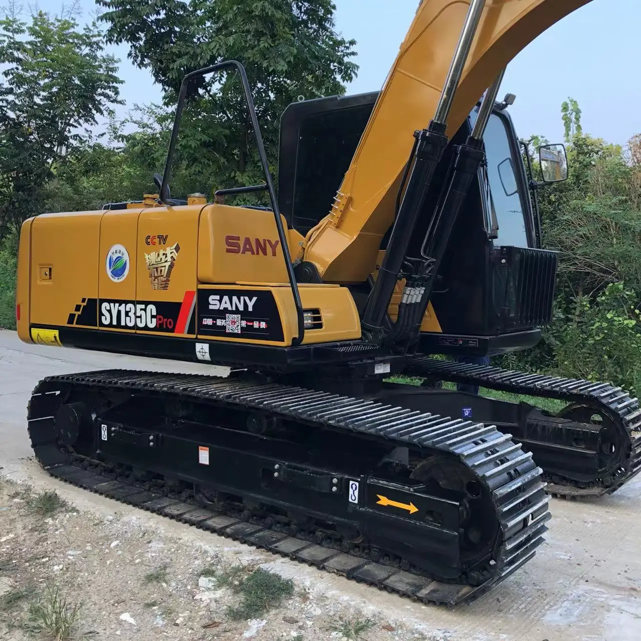 JUEFU китайский Sany SY135C экскаватор высокого качества sy135 Подержанные экскаваторы 14 тонн гидравлический гусеничный машина для продажи