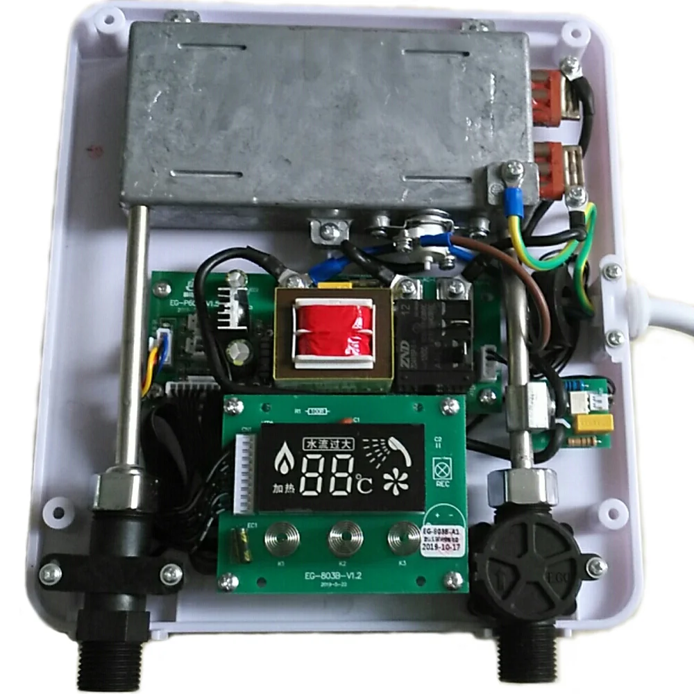 Настенный безрезервуарный мгновенный Электрический водонагреватель для душа с сертификатом CE