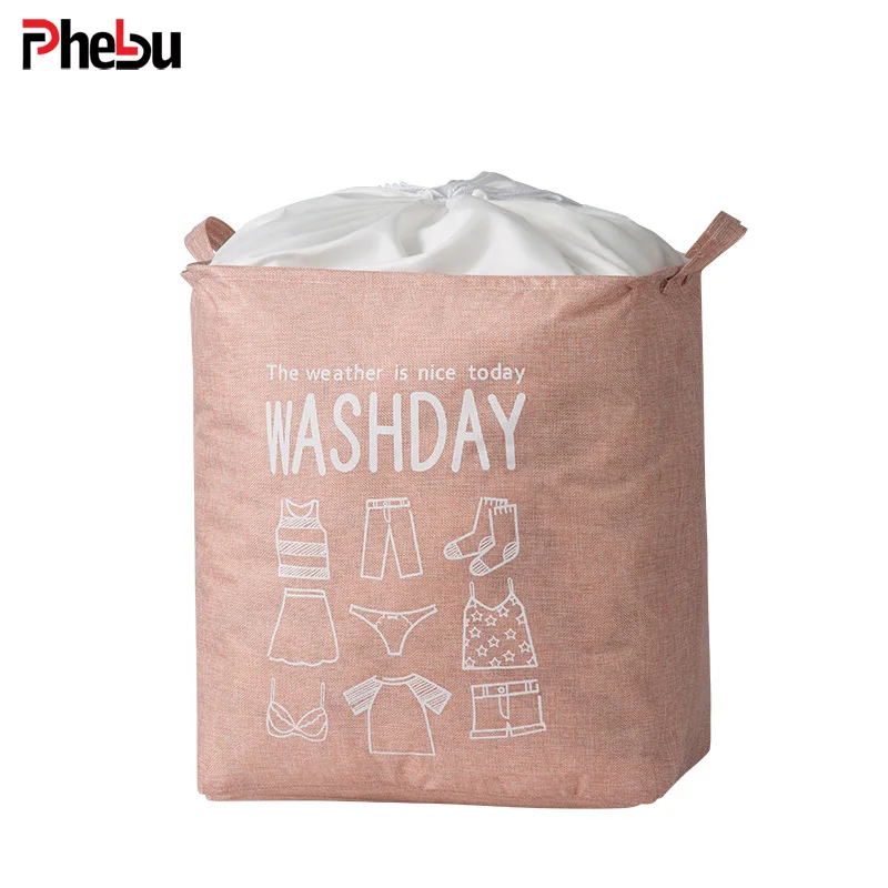 
Custom Cotton Blankets Clothes Closet Organizer Home Quilt Storage Bag 