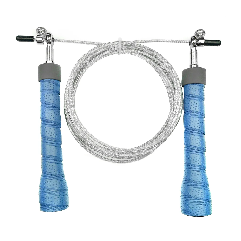 High Quality Steel Rope Silicon Gel Handle Jump Rope Adjustable Training fitness Skipping Rope