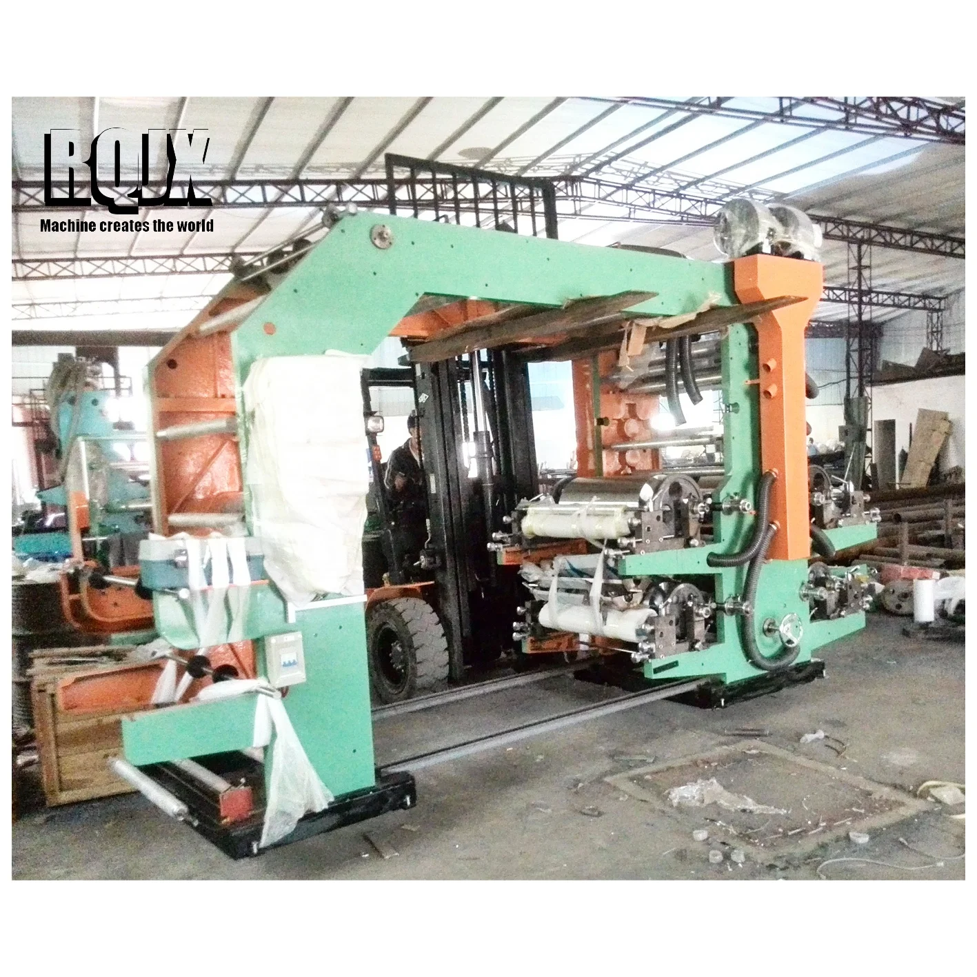 Label Logo 1 to 12 Color Marketing Hot Key Motor Plastic Bag PVC EPE Flexographic Flexo Printing Machine