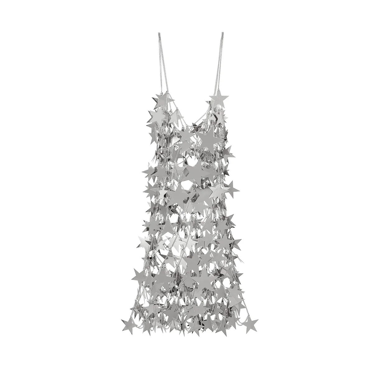 European and American Creative Star Sequin Hollowed out Body Chain Fashionable Bikini Street Photos