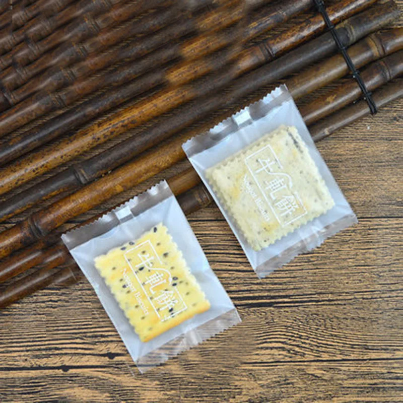 SZhoyo Factory Wholesales Custom Smell Proof Back Side Sealing BOPP Package  Pastry Cracker Plastic Pouches