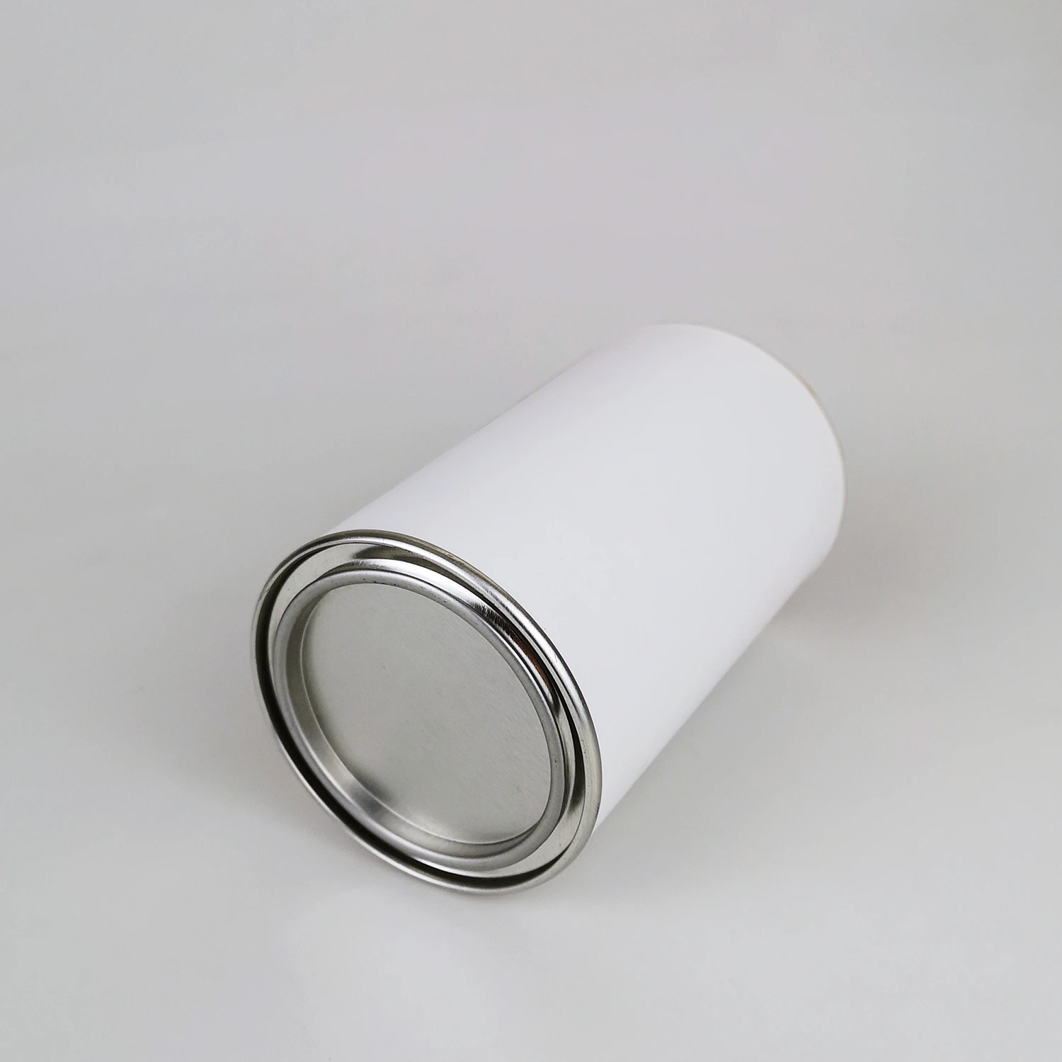 Custom kraft paper core manufacturers food grade composite cans small paperboard tube packaging with EOE POE penny lever lid