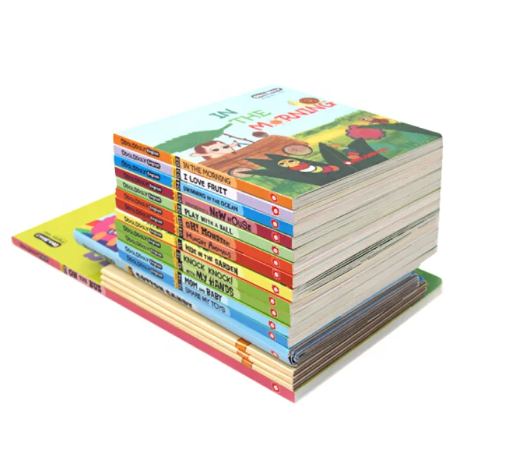 China Custom form Hard Cover Learning Coloring Book Set Story Printing Children Board Book For Kids